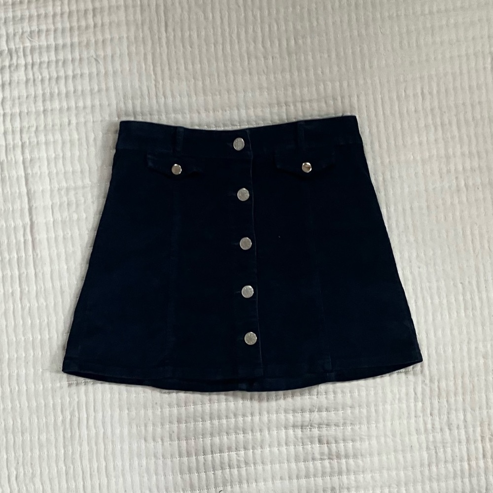 BDG navy mini skirt